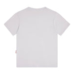 Sundek T-Shirt Girocollo Tinta Unita con Stamp per Bambino B153TEJS00 BIANCO SUNDEK 