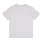Sundek T-Shirt Girocollo Tinta Unita con Stamp per Bambino B153TEJS00 BIANCO SUNDEK 