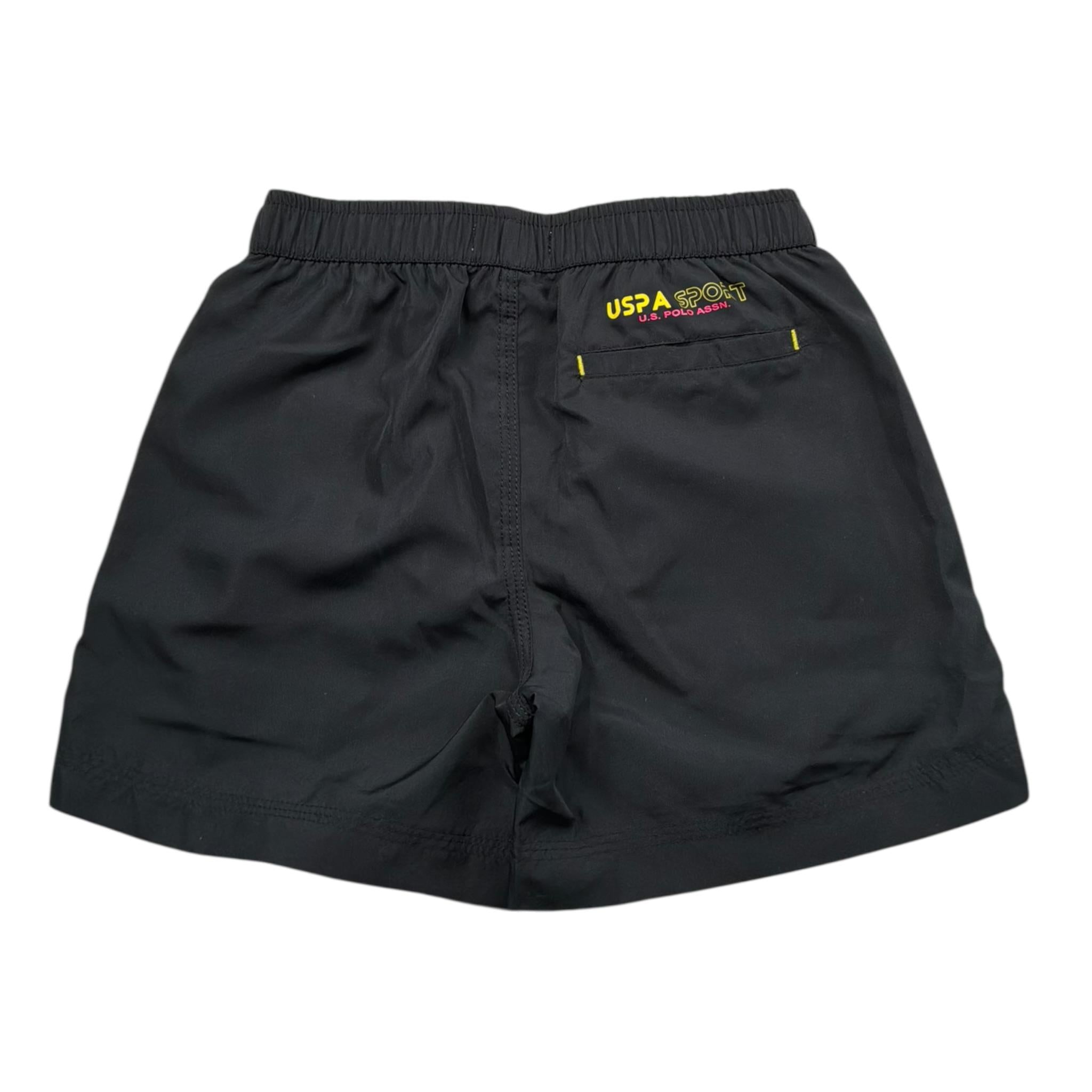 U.S. Pollo Assn Costume Modello Boxer tinta unita Nero per Bambino 65479 NERO U.S. POLLO ASSN 
