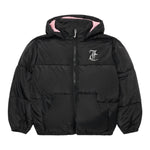 Juicy Couture Giubbino Tinta Unita con Zip E Cappuccio per Bambina JBX6625 NERO JUICY COUTURE 