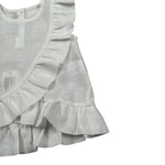 Per Te Top Giromanica tinta unita Bianco per Bambina 33981 BIANCO PER TE 