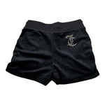 Juicy Couture Short In Velluto Tinta Unita per Bambina JBX6516 NERO JUICY COUTURE 