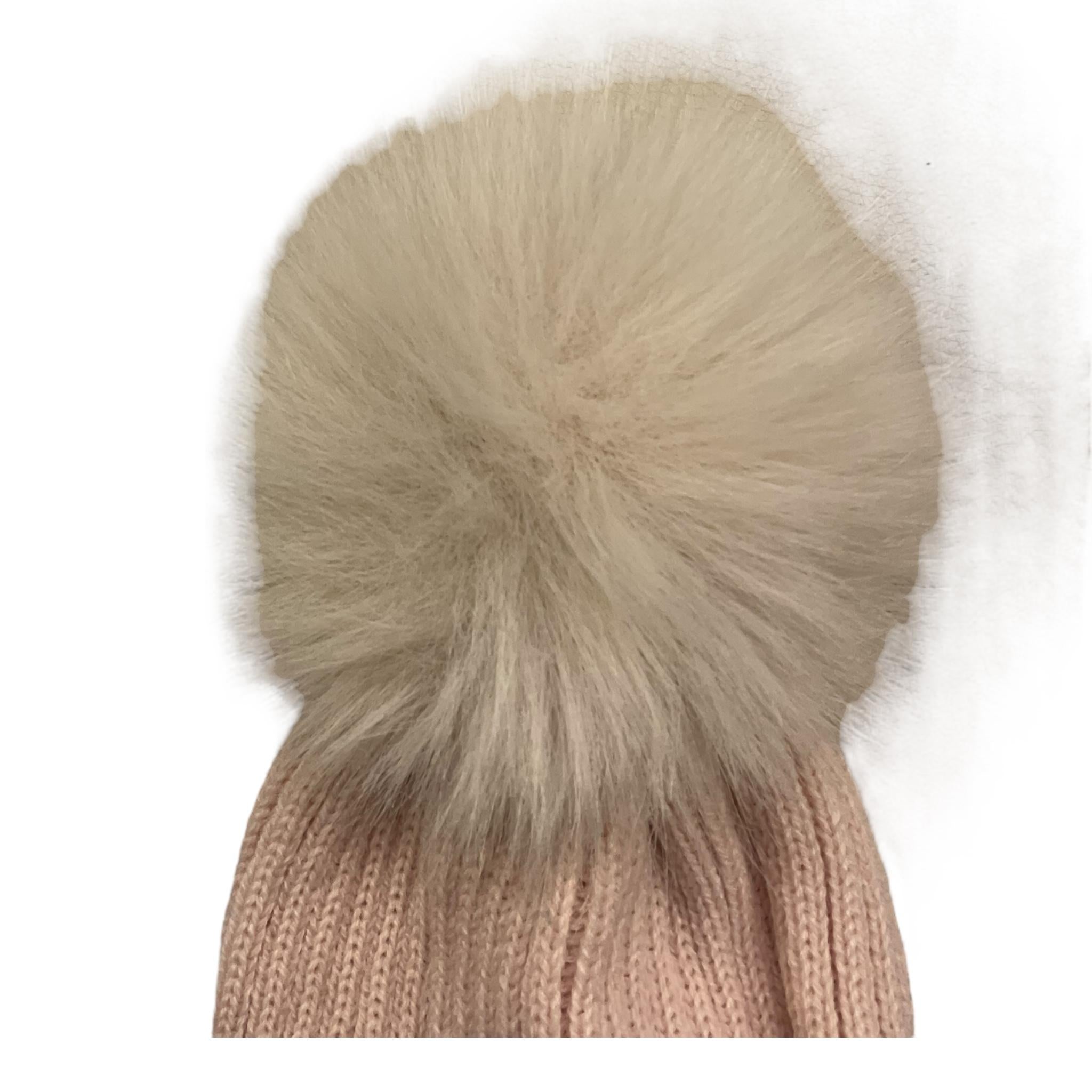 MAC ILUSIO'N cappello tinta unita con pon pon Rosa per Neonata GB47X ROSA MAC ILUSIO'N 