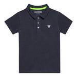 Guess Polo Mezza Manica Tinta Unita per Neonato N2GP03KAPY0 BLU GUESS 