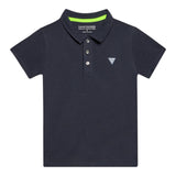 Guess Polo Mezza Manica Tinta Unita per Neonato N2GP03KAPY0 BLU GUESS 