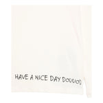 DOU DOU t-shirt girocollo tinta unita cn stampa in contrasto Panna per Bambino DV8P00X PANNA DOU DOU 