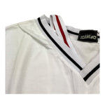 Iceberg T-Shirt Scollo A V Tinta Unita per Bambina TSICE4162J BIANCO ICEBERG 