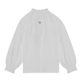 DOU DOU shirt tinta unita con collo elasticizzato Bianco per Bambina DT8A10XX BIANCO DOU DOU 