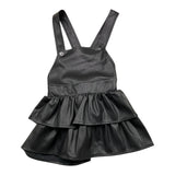 LIU JO salopettes tinta unita in ecopelle Nero per Neonata KF3025NX NERO LIU JO 