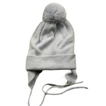 IL TRENINO cappello tinta unita con pon pon Azzurro per Neonato 167803 AZZURRO IL TRENINO 