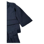 Trussardi Completo 3 Pezzi Giacca-Gilet-Pantalone Tinta Unita per Neonato TIP25063GC BLU TRUSSARDI 