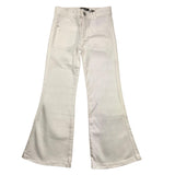 Replay Jeans Modello A Zampa Tinta Unita Bianco Per Bambina