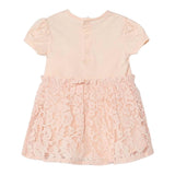Guess Abito Mezza Manica Tinta Unita con Ricami per Neonata S4RG14K6YW1 ROSA GUESS 