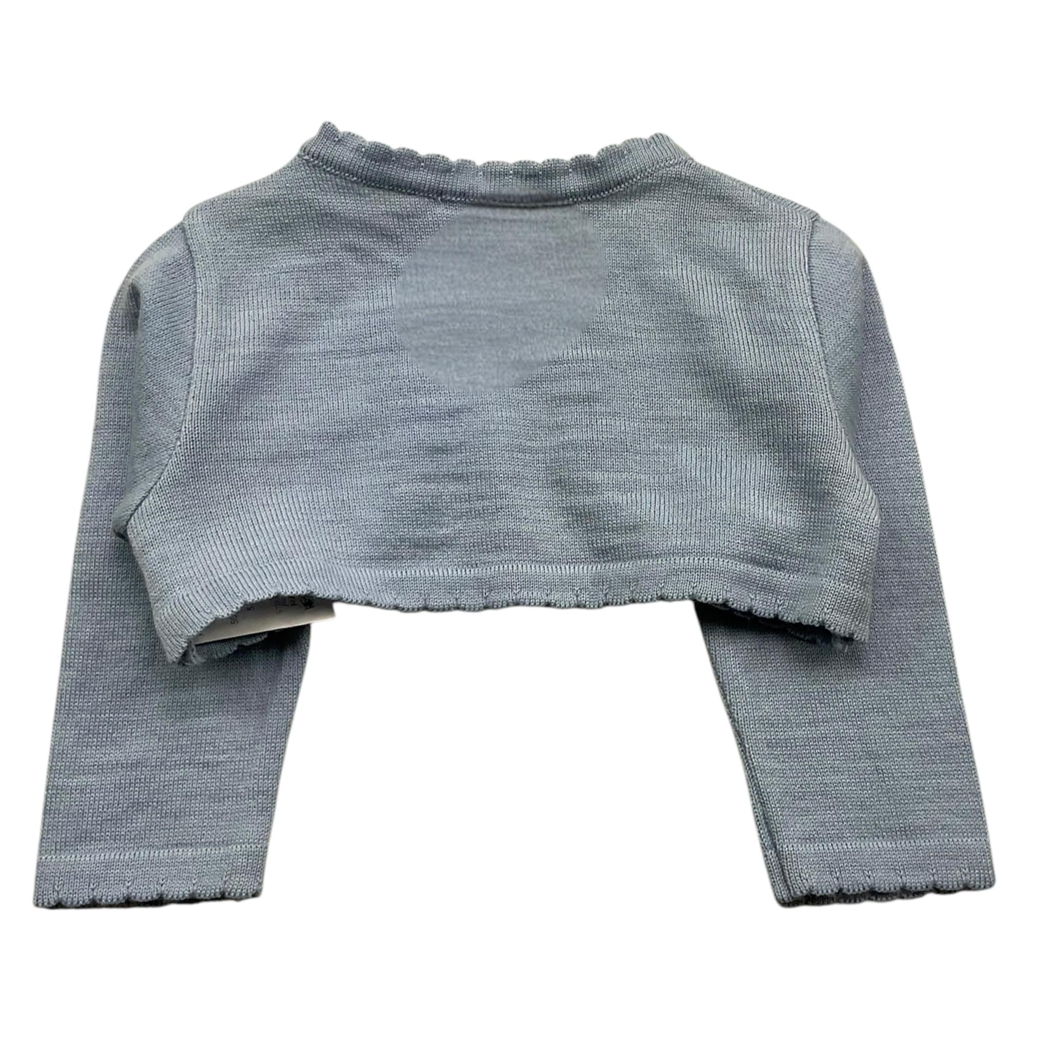 BARCELLINO coprispalle tinta unita Azzurro per Neonata 105327 AZZURRO BARCELLINO 