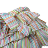 Miss Grant Gonna Fantasia A Righe con Elastico In Vita per Neonata MG1351X MULTICOLOR MISS GRANT 