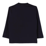 IL GUFO shirt girocollo tinta unita con stampa Blu per Neonato A24TA353MF002 BLU IL GUFO 