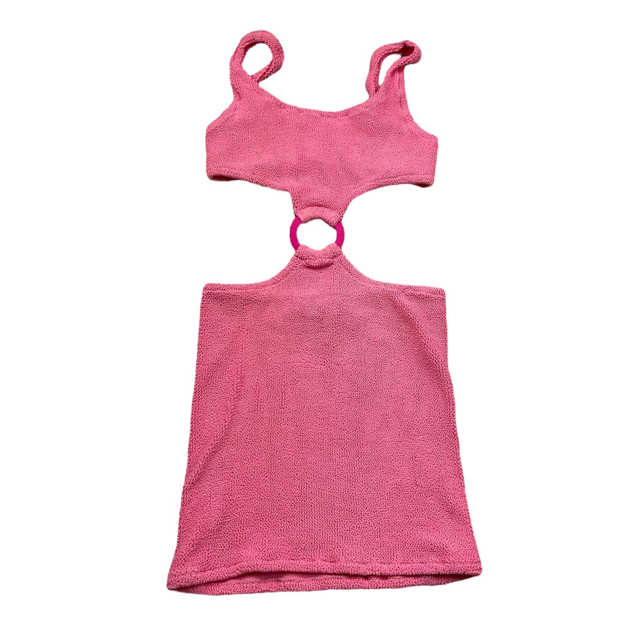 Saint Barth Abito Giromanica Tinta Unita per Bambina KIM ROSA SAINT BARTH 