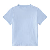 Stella Mccartney T-Shirt Girocollo Tinta Unita con Stampa E Applicazioni per Neonata TW8A51N AZZURRO STELLA McCARTNEY 