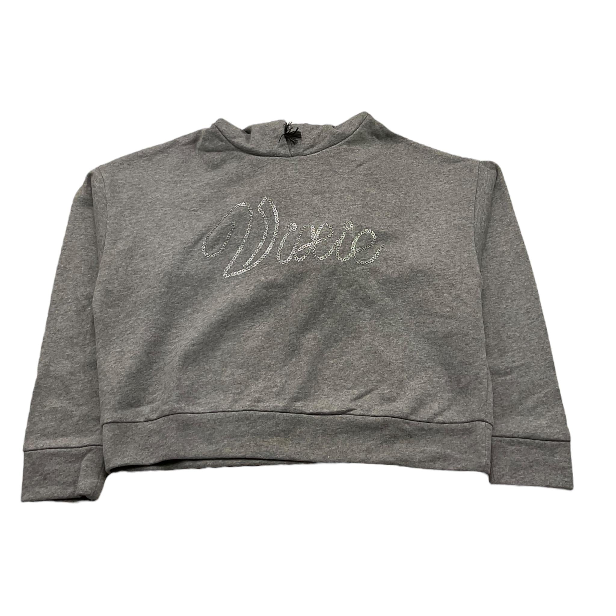 DIXIE felpa chiusa cn cappuccio tinta unita Grigio per Bambina FLDD GRIGIO DIXIE 