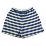 Dondup Bermuda In Spugna Fantasia A Righe Blu Per Bambino