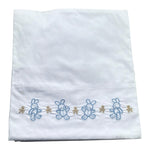 Le Bebe' Lenzuola Set 3 Pezzi Tinta Unita con Stampa per Neonato LBB5301 BIANCO LE BEBE' 
