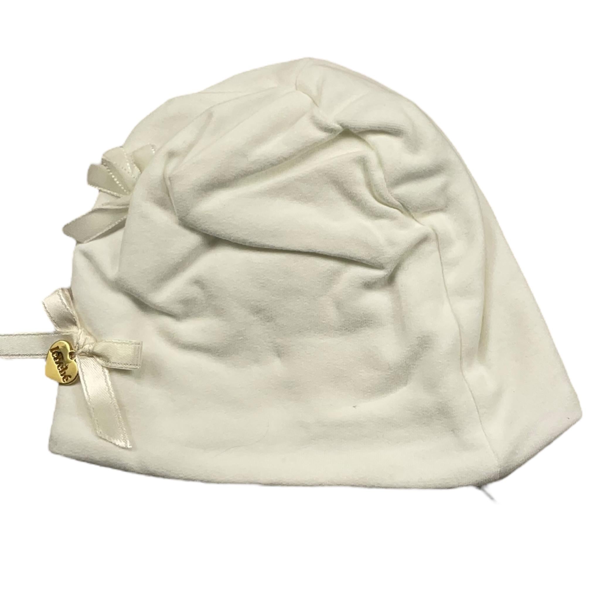 LE BEBE' cappello tinta unita cn fiocco Bianco per Neonata LBG6027 BIANCO LE BEBE' 