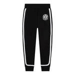DKNY pantalone tuta tinta unita con profili in contrasto Nero per Bambino D60175 NERO DKNY 