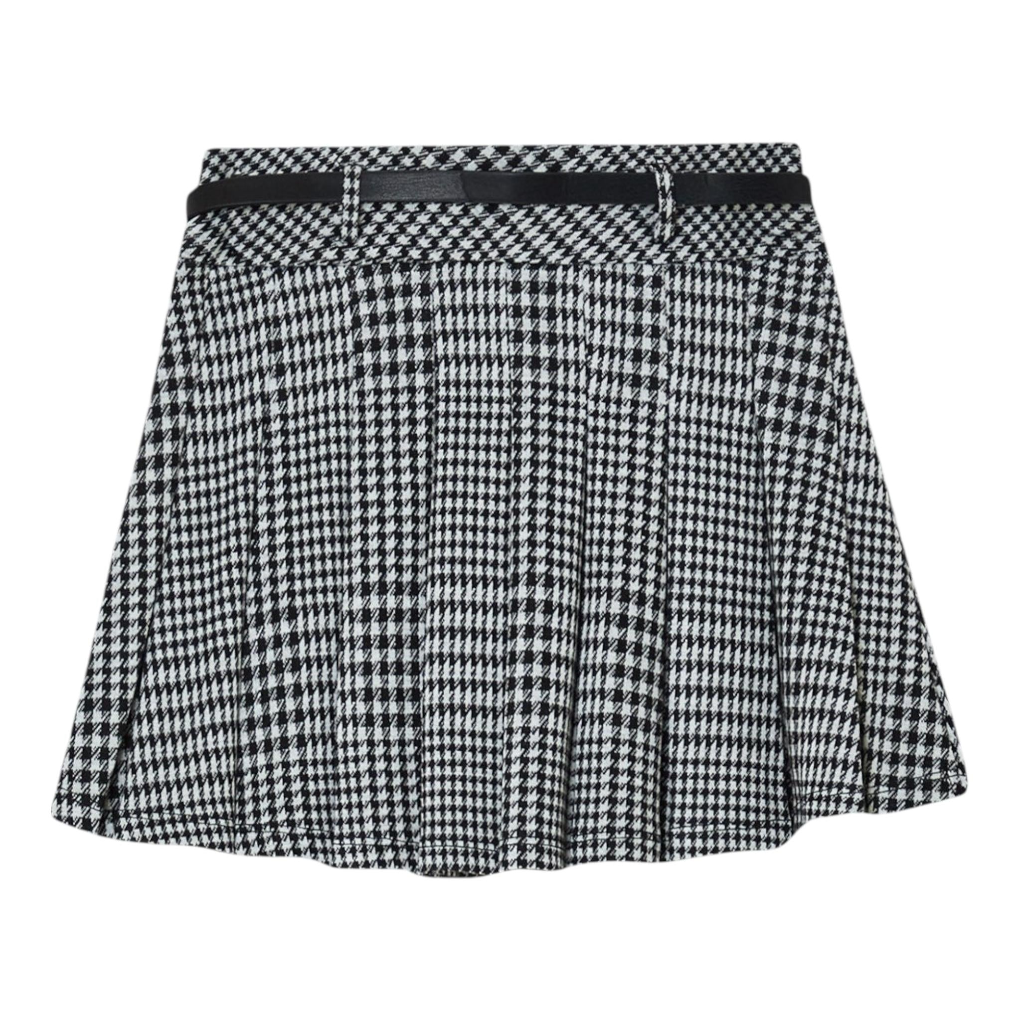 LIU JO gonna stampa fantasia con cinturino Nero per Bambina GF4181 NERO LIU JO 