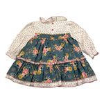 MIRANDA abit bicolore con fantasia Bianco/verde per Neonata 360144 BIANCO/VERDE MIRANDA 