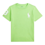 Ralph Lauren T-Shirt Girocollo Tinta Unita con Stampa per Bambino 323832097061 VERDE RALPH LAUREN 