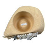 Raffaella Cappello Paglia Tinta Unita con Applicazioni per Bambina CISTER GIALLO RAFFAELLA 