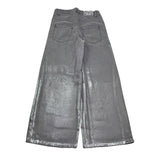 Iceberg Jeans Tinta Unita con Girovita Regolabile per Bambina PTICE5154J NERO ICEBERG 