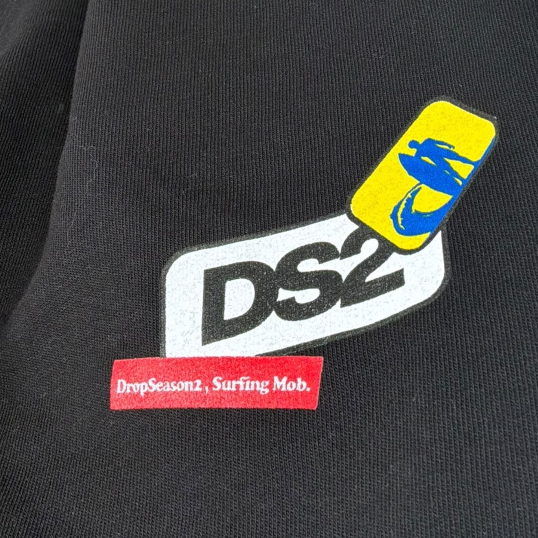 Dropseason2 Pantalone Tinta Unita Modello Tuta per Bambino SS242K04 NERO DROPSEASON2 