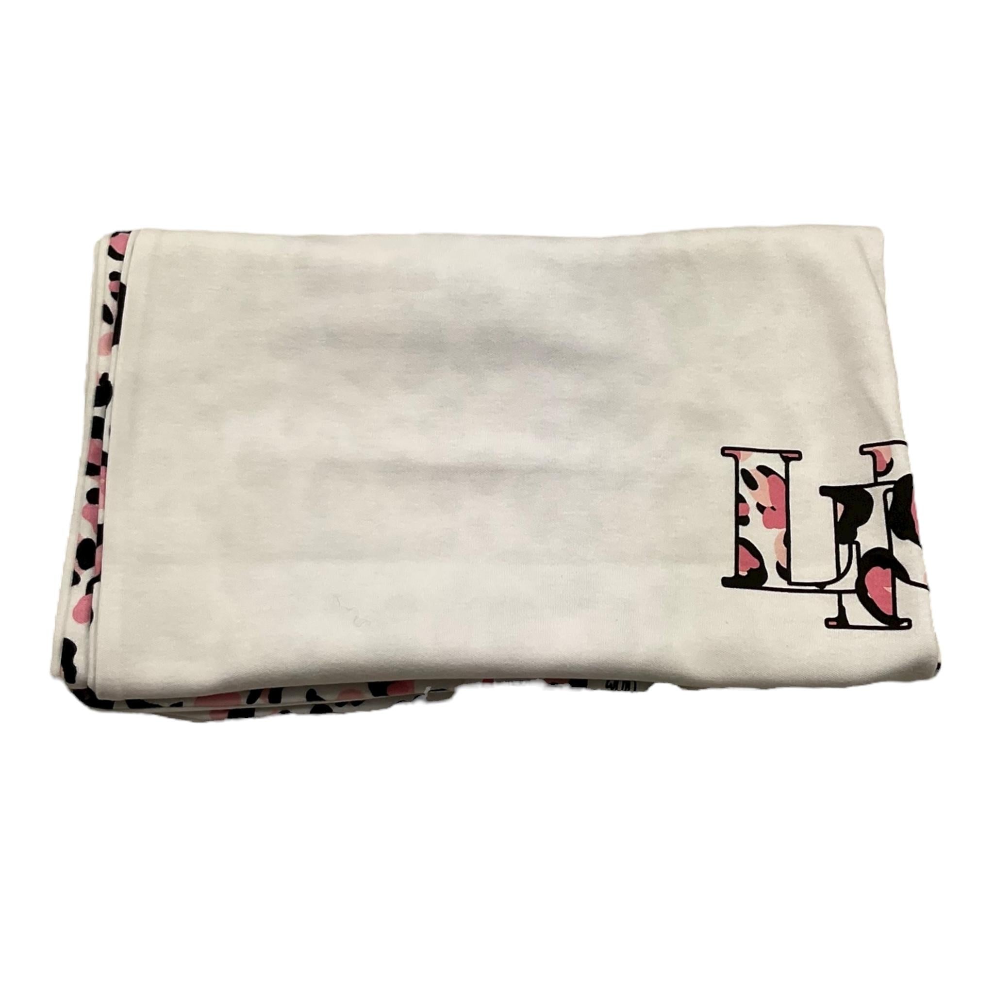 Liu Jo Coperta Tinta Unita con Stampa Fantasia Maculata per Neonata KA2132 BIANCO LIU JO 