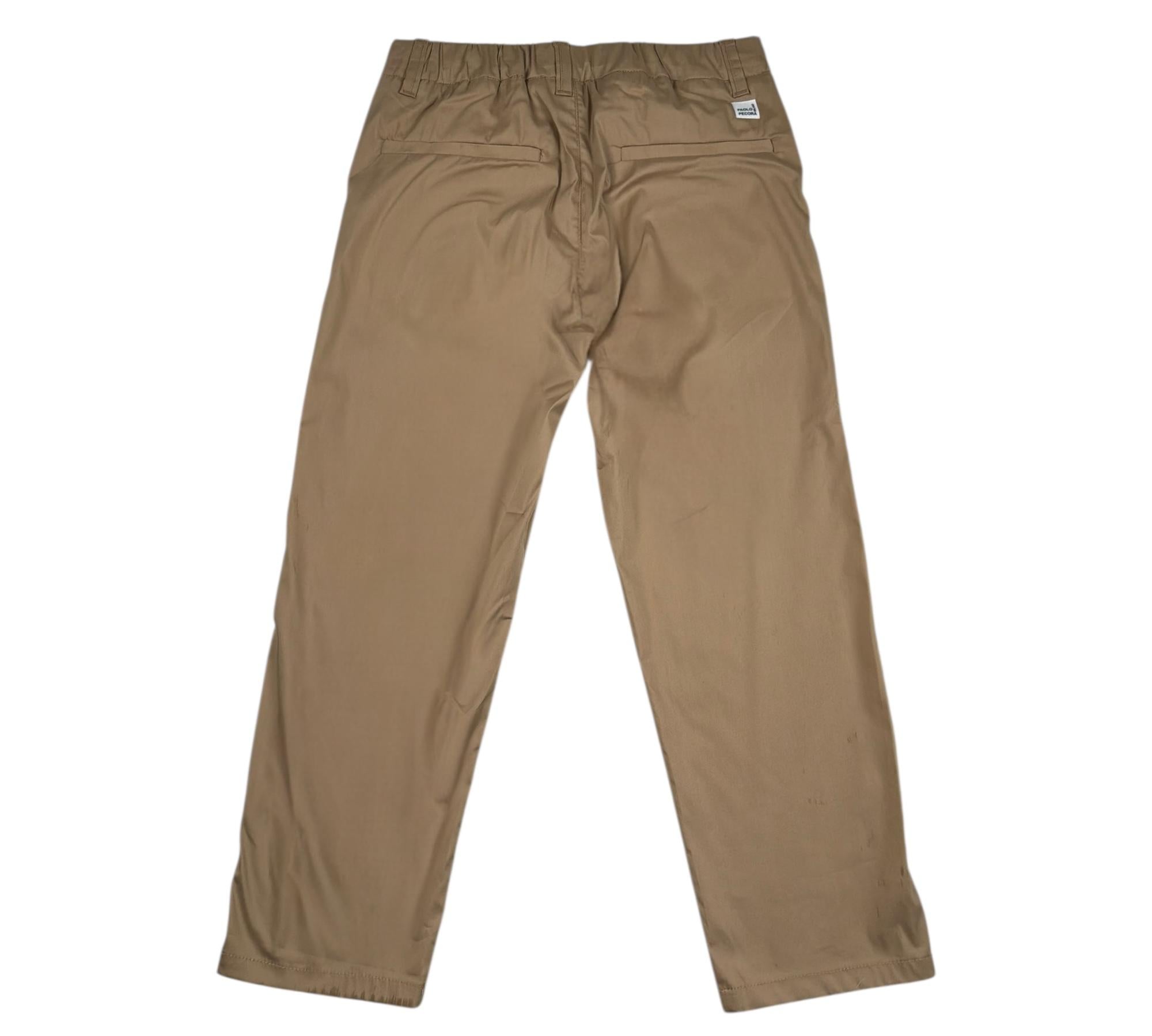 Paolo Pecora Pantalonetinta Unita con Elastico In Vita per Bambino PP4314 BEIGE PAOLO PECORA 