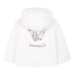 JOHN RICHMOND pelliccia tinta unita con zip e cappuccio Bianco per Neonata RIA24007PL BIANCO JOHN RICHMOND 