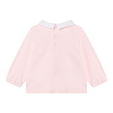 CARRE'MENT BEAU shirt tinta unita con colletto in contrasto Rosa per Neonata Y05301 ROSA CARRE'MENT BEAU 