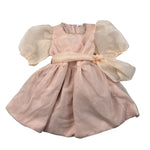 Miss Grant Abito Mezza Manica Tinta Unita per Bambina MG1333 PESCA MISS GRANT 