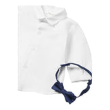 MAYORAL camicia tinta unita con papillons Bianco/blu per Neonato 2180X BIANCO/BLU MAYORAL 