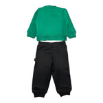 ZU+ELEMENTS completo 2pz felpa-pantalone bicolore Nero/verde per Bambino ZU292J NERO/VERDE ZU+ELEMENTS 