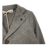 MANUEL RITZ giacca tinta unita con tasche Grigio per Neonato MR2828 GRIGIO MANUEL RITZ 