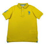 U.S. Polo Assn Polo Mezza Manica Tinta Unita con Logo per Bambino US41597 GIALLO U.S. POLO ASSN 