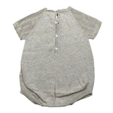 Wedoble Pagliaccetto Mezza Manica Tinta Unita per Neonato V2506305B BEIGE WEDOBLE 