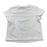 Twinset T-Shirt Girocollo Tinta Unita con Stampa per Neonata GJ2488 BIANCO TWINSET 