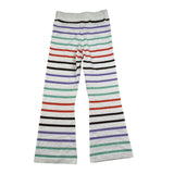 Just Cavalli Pantalone Modello Zampa Fantasia A Righe per Bambina JGP26087PA PANNA JUST CAVALLI 
