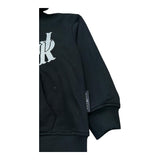 John Richmond Felpa con Zip E Cappuccio Tinta Unita per Bambina RGP26057FE NERO JOHN RICHMOND 