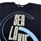 Siviglia T-Shirt Girocollo Tinta Unita con Stampa per Bambino SVJTS17208 BLU SIVIGLIA 