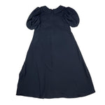 Vivetta Abito Mezza Manica Tinta Unita con Fiocco per Bambina VE255648N NERO VIVETTA 