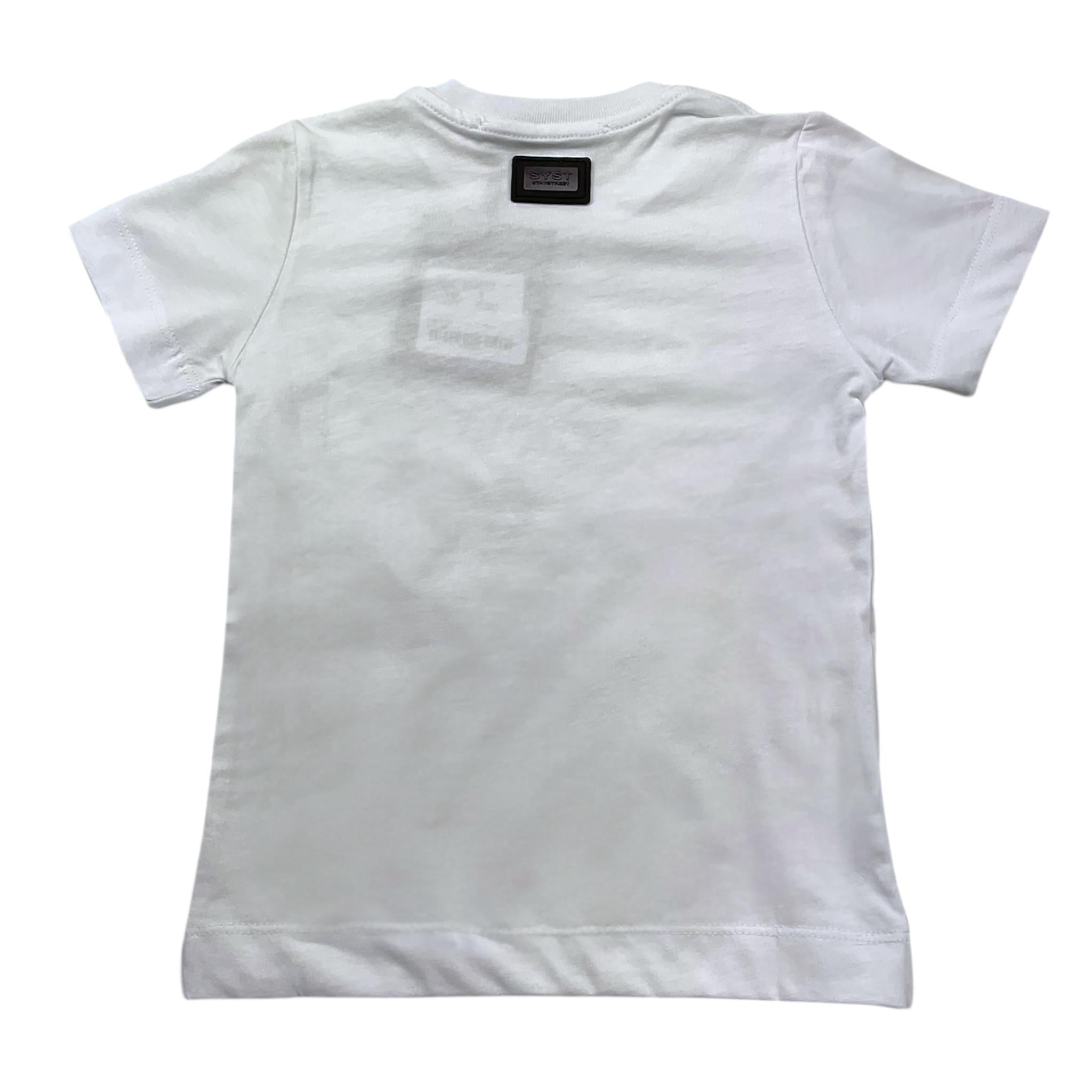 STAY STREET t-shirt girocollo tinta unita con stampa Bianco per Neonato TB3005N BIANCO STAY STREET 