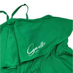 Gaelle Tuta Intera tinta unita con Rouches Verde per Bambina 2746TJ00477 VERDE GAELLE 